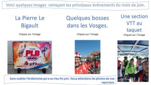 Que s&rsquo;est il passé en Juin ?