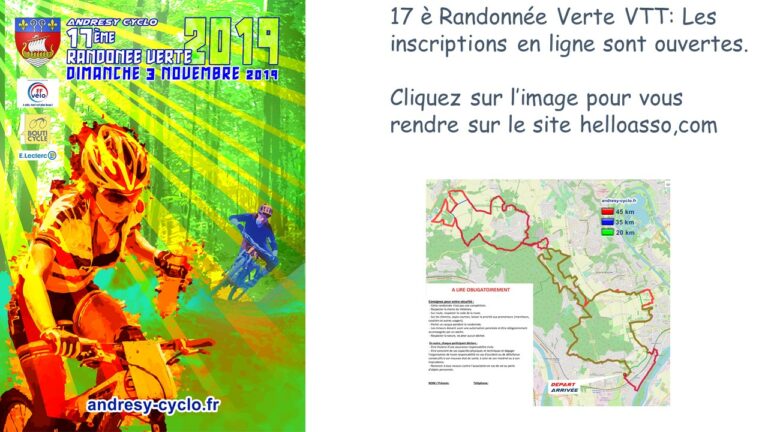 17ème Randonnée Verte 2019